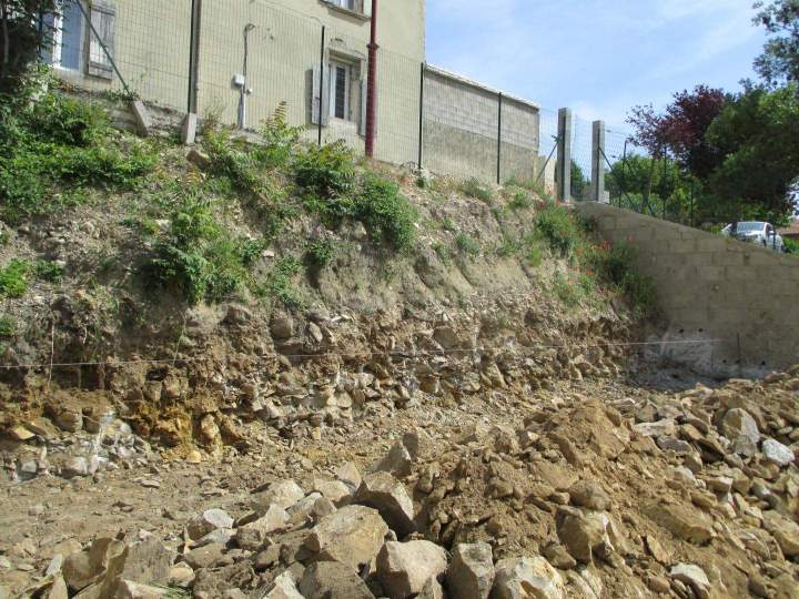 Travaux gabionnés La Coucourde Valence