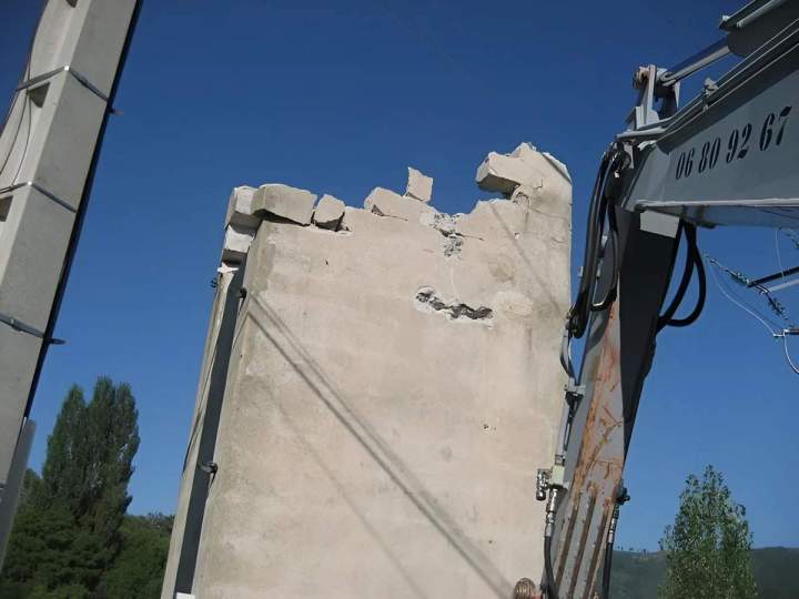 Chantier de démolition Valence