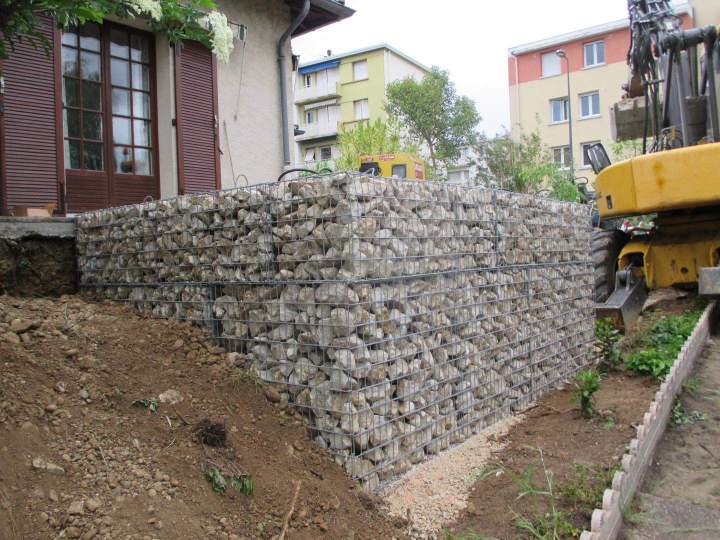 Mur en gabion Valence
